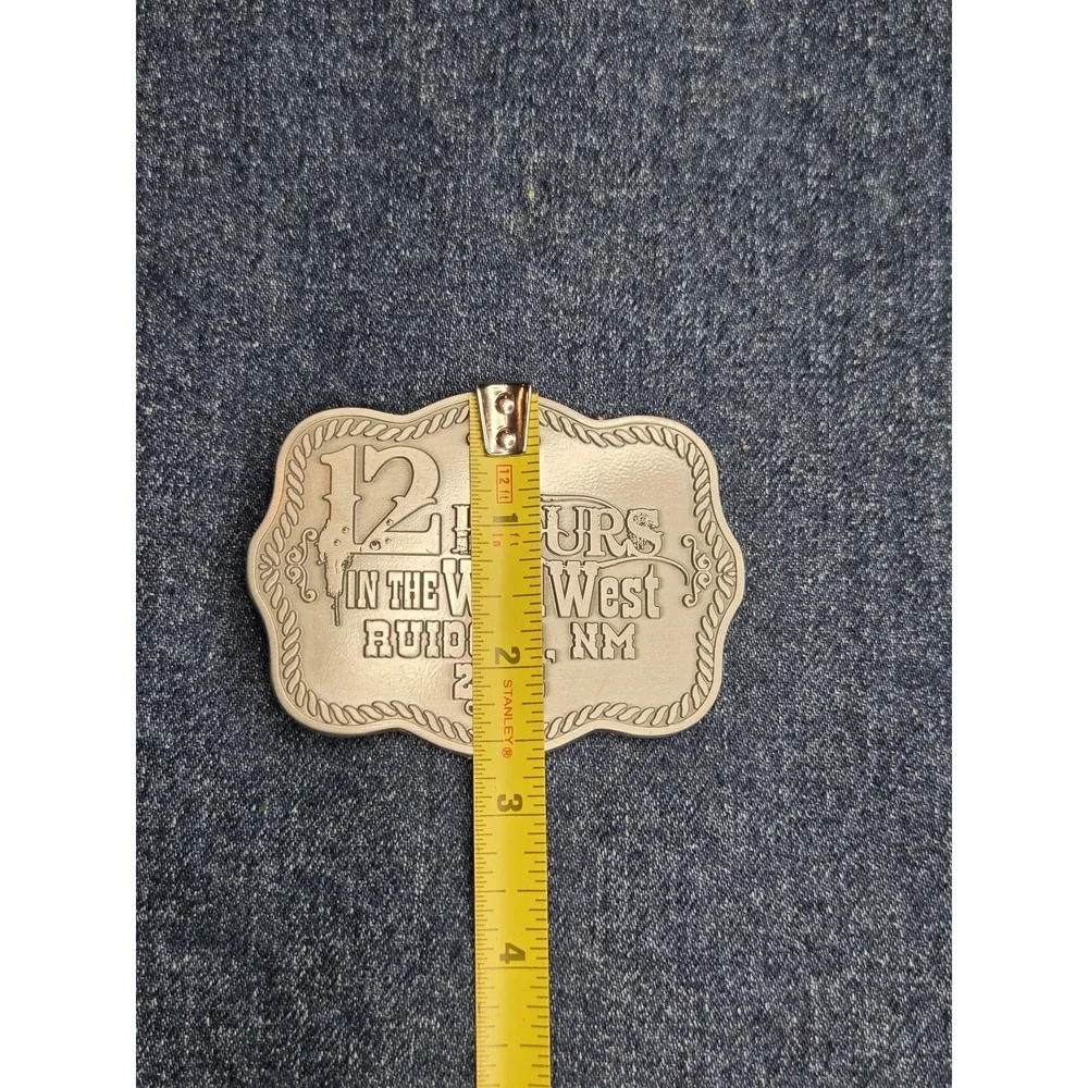12 Hours Wild West Endurance Biking Award Belt Buckle 2016